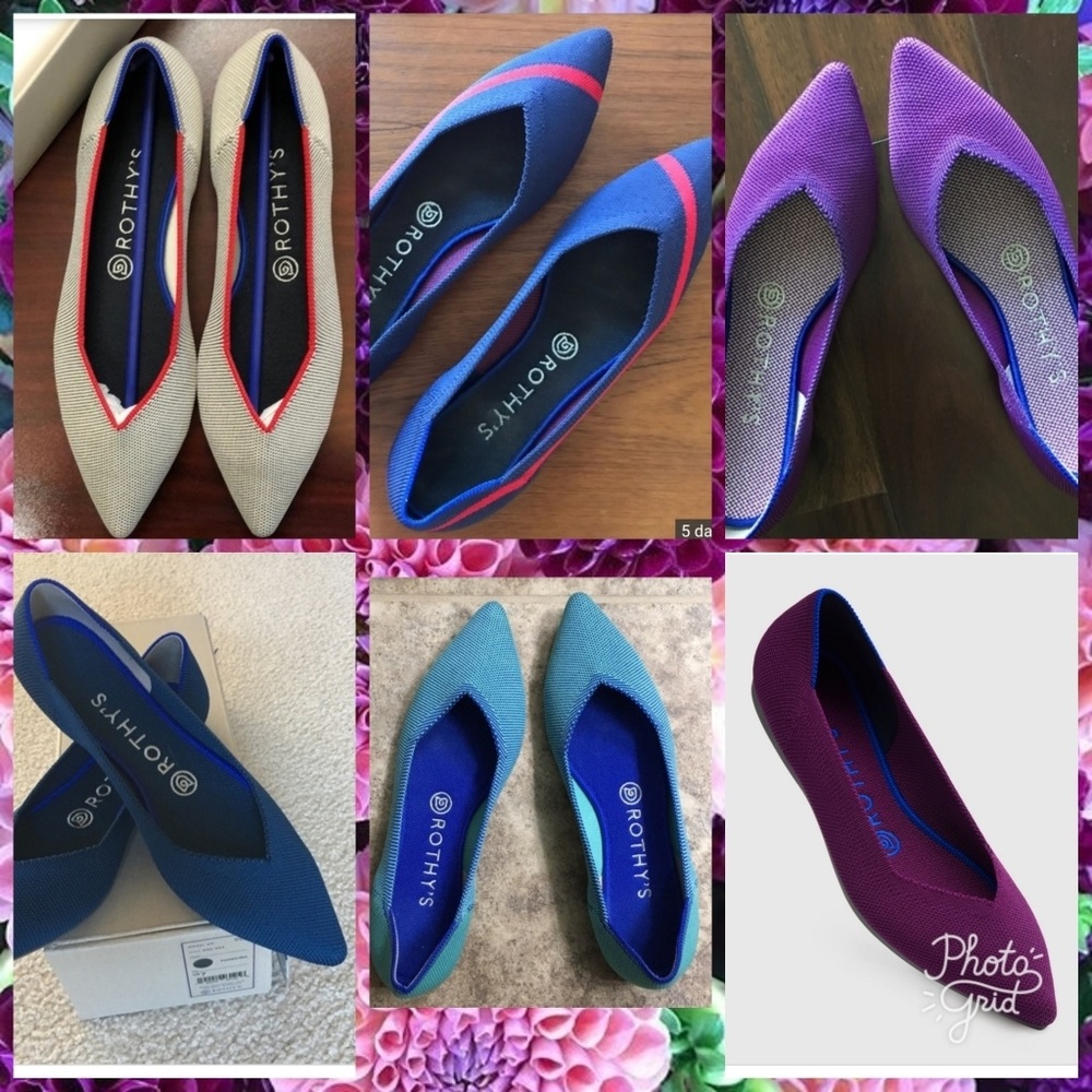 ISO these Rothy's styles in 9.5 or 10.